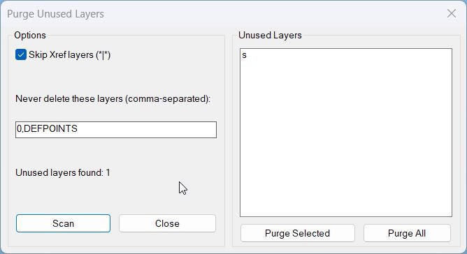 purgeunusedlayers 000